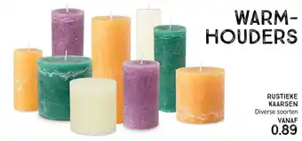 Xenos Rustieke kaarsen aanbieding