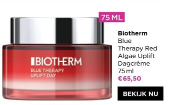 ICI PARIS XL Biotherm blue therapy red algae uplift dagcreme 75ML aanbieding