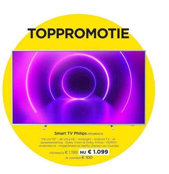Molecule Smart tv philips aanbieding
