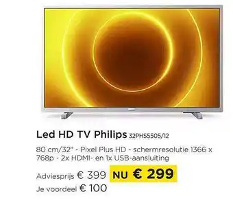Molecule Led hd tv philips aanbieding