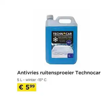 Antivries ruitensproeier technocar
