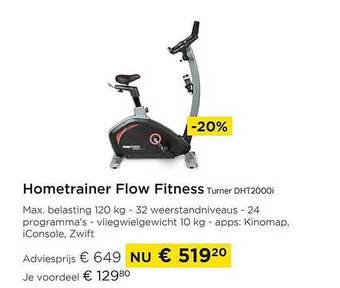 Molecule Hometrainer flow fitness aanbieding