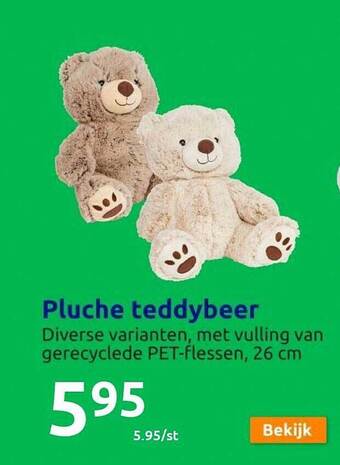 Action Pluche teddybeer aanbieding