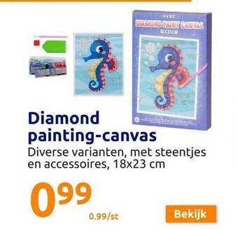 Action Diamond paintingcanvas aanbieding