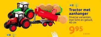 Action Tractor met aanhanger aanbieding