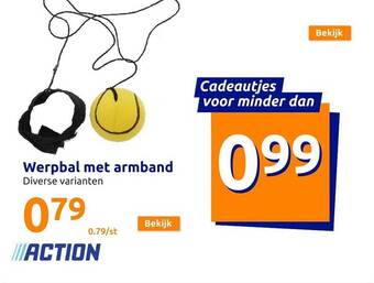 Werpbal met armband