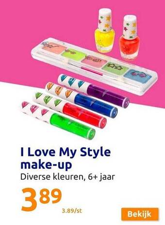 Action I love my style makeup aanbieding