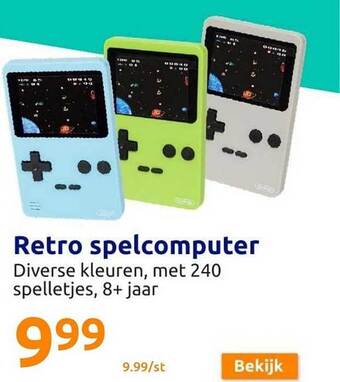 Action Retro spelcomputer aanbieding