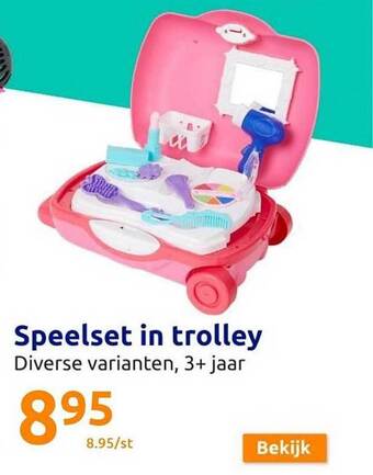 Action Speelset in trolley aanbieding