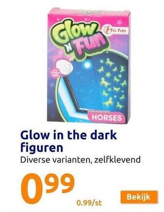 Action Glow in the dark figuren aanbieding