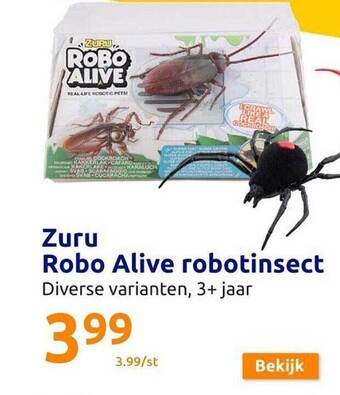 Action Zuru robo alive robotinsect aanbieding