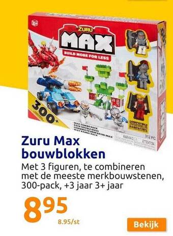 Action Zuru max bouwblokken aanbieding