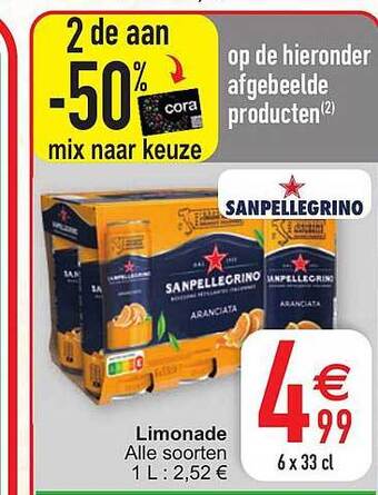 Cora Limonade aanbieding
