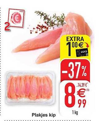 Cora Plakjes kip aanbieding