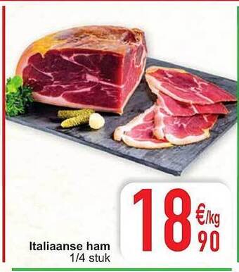 Cora Italiaanse ham aanbieding