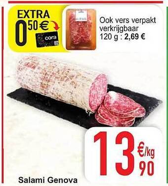 Cora Salami genova aanbieding