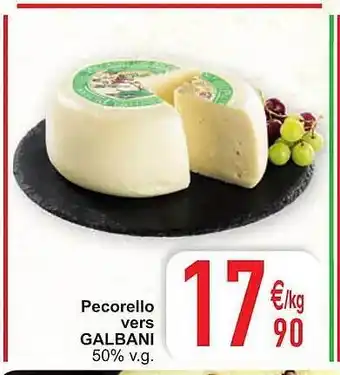 Cora Pecorello vers galbani aanbieding