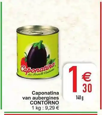 Cora Caponatina van aubergines contorno aanbieding