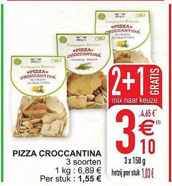 Cora Pizza croccantina aanbieding