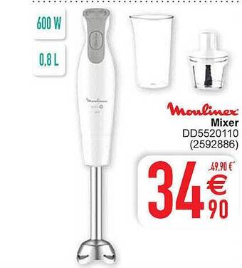 Cora Moulinex mixer aanbieding