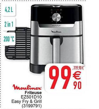 Cora Moulinex friteuse aanbieding