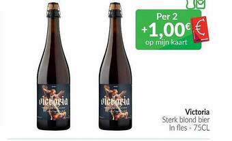 Intermarché Victoria sterk blond bier aanbieding