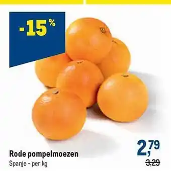 Makro Rose pompelmoezen aanbieding