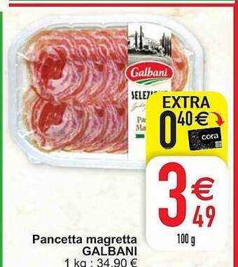Cora Pancetta magretta galbani aanbieding