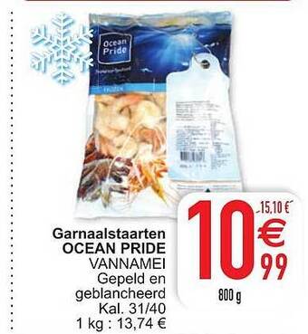 Cora Garnaalstaarten ocean pride aanbieding