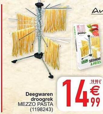 Cora Deegwaren droogrek mezzo pasta aanbieding
