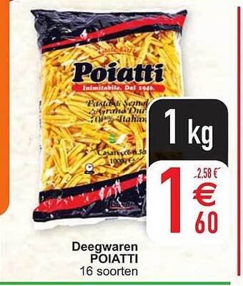 Cora Deegwaren poiatti aanbieding