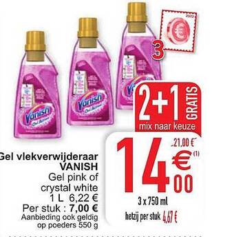 Gel vlekverwijderaar vanish