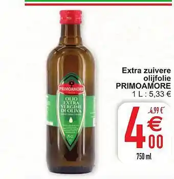 Cora Extra zuivere olijfolie primoamore aanbieding