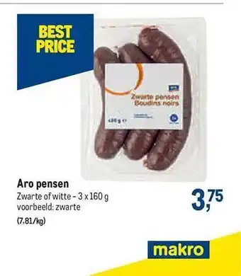 Makro Aro pensen aanbieding