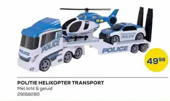 Politie helikopter transport