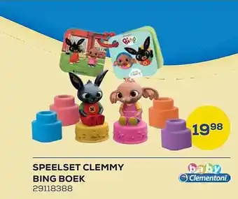 Speelset clemmy bing boek