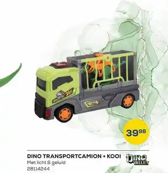 Dino transportcamion + kooi