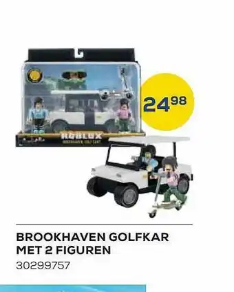 Brookhaven golfkar met 2 figuren
