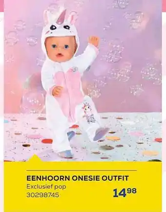 Eenhoorn onesie outfit