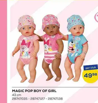 Supra Bazar Magic pop boy of girl aanbieding