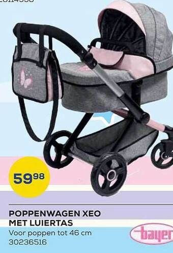 Poppenwagen xeo met luiertas