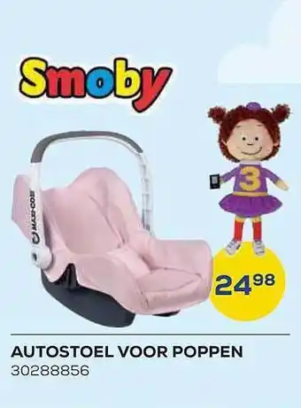 Supra Bazar Autostoel voor poppen aanbieding