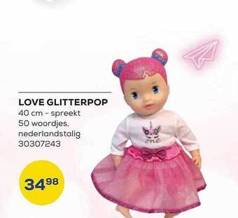 Supra Bazar Love glitterpop aanbieding