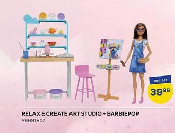 Supra Bazar Relax & create art studio + barbiepop aanbieding