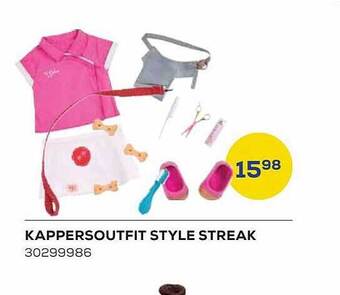 Supra Bazar Kappersoutfit style streak aanbieding