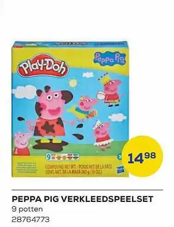 Supra Bazar Peppa pig verkleedspeelset aanbieding