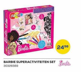 Supra Bazar Barbie superactiviteiten set aanbieding