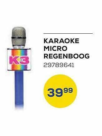 Karaoke micro regenboog