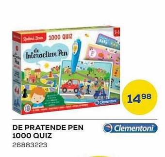 De pratende pen 1000 quiz