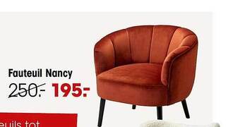 Kwantum Fauteuil nancy aanbieding